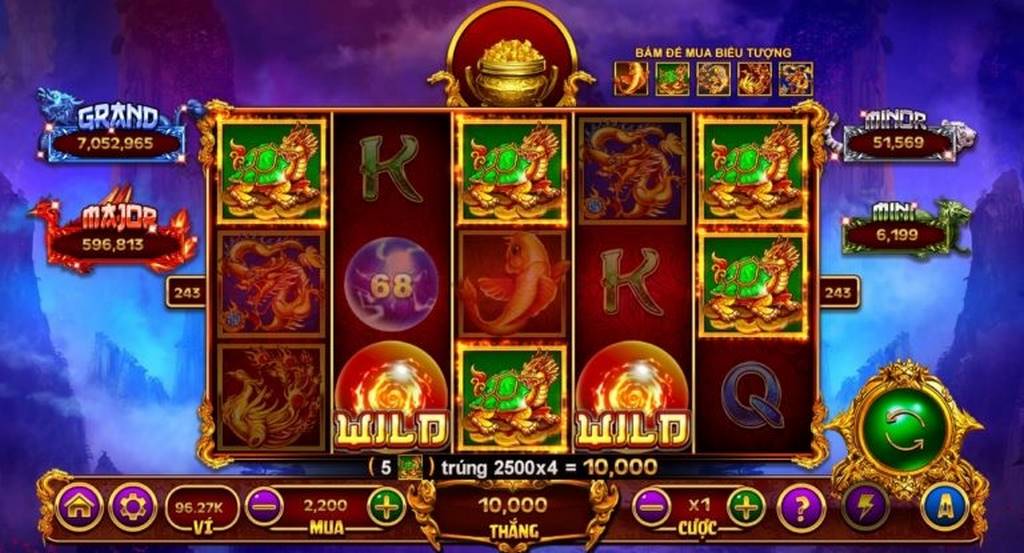Kho báu tứ linh - game nổ hũ cực chất 